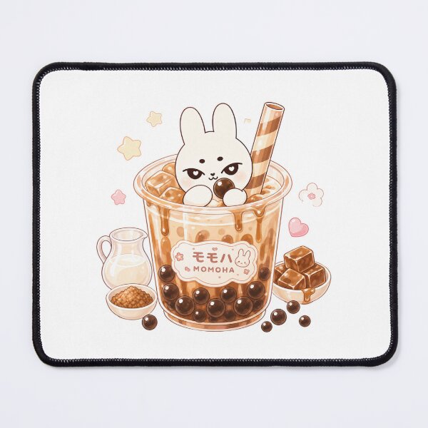 Item preview, Kawaii Brown Sugar Bunny Boba designed and sold by kokoriiland.