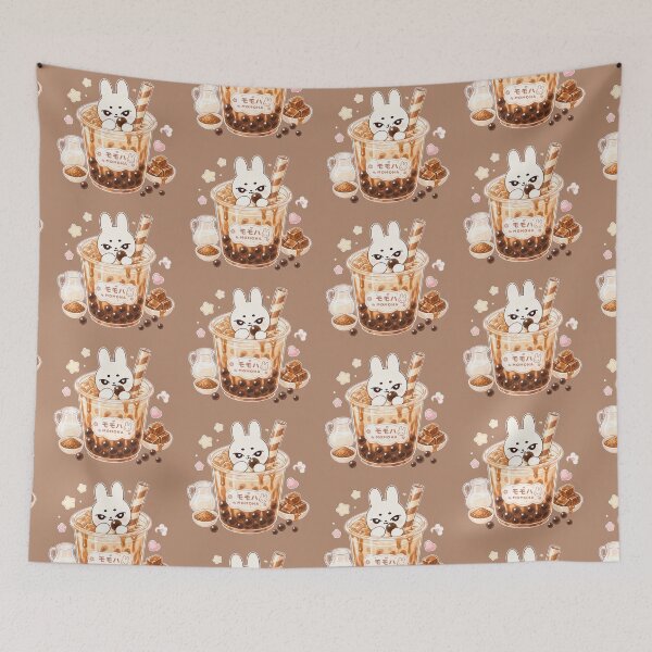 Item preview, Kawaii Brown Sugar Bunny Boba designed and sold by kokoriiland.