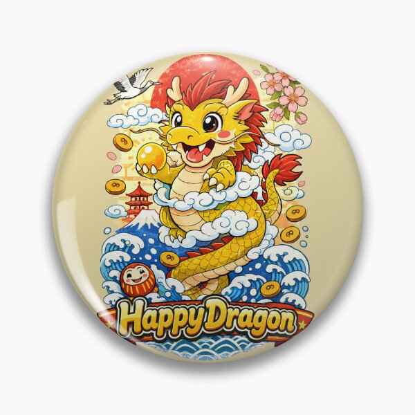 Item preview, Happy Dragon – Money Luck designed and sold by villa725.