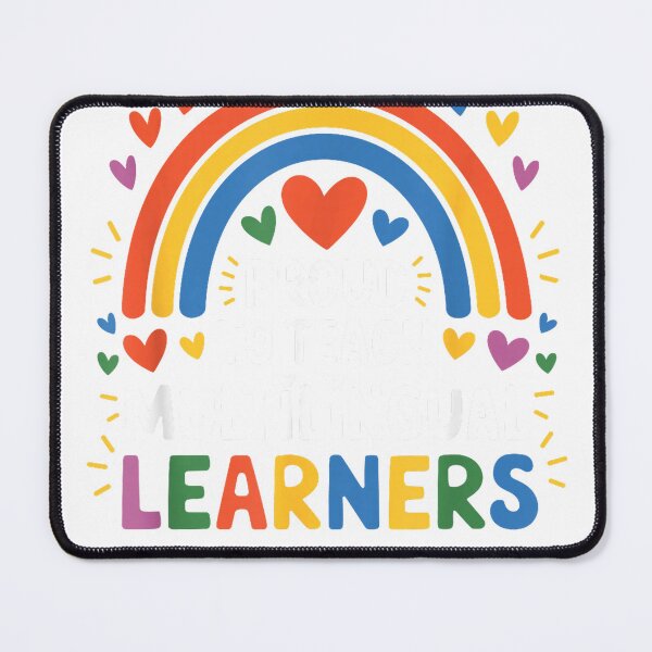 Item preview, Proud to Teach Multilingual Learners, ESL English Teacher T-Shirt designed and sold by kevincuellar.