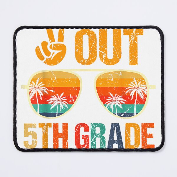 Item preview, Retro Peace Out 5th Grade Groovy Happy Last Day Of School T-Shirt designed and sold by RKdrawings.