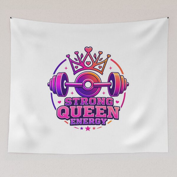 Item preview, Strong Queen Energy Gym Fitness Girl Power designed and sold by Digistore1221.
