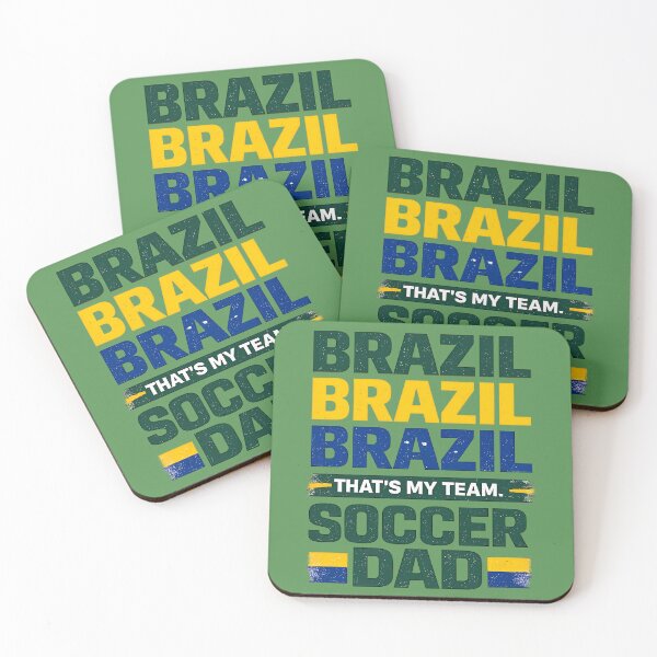 Item preview, Brazil Soccer Dad 2026 | Football Dad World Cup Fan Design, That's my team, Soccer Dad Gift For Father, Match Day Brazil Fan Tee, Football Dad Shirt designed and sold by VectorJoy.
