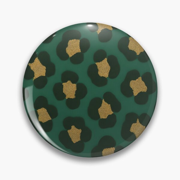 Item preview, Leopard green blue gold animal print pattern background  designed and sold by MonoDigitalArt.