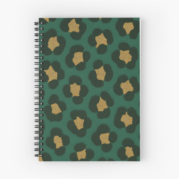 Item preview, Leopard green blue gold animal print pattern background  designed and sold by MonoDigitalArt.
