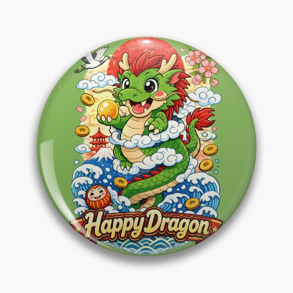 Item preview, Happy Dragon – Good Fortune designed and sold by villa725.