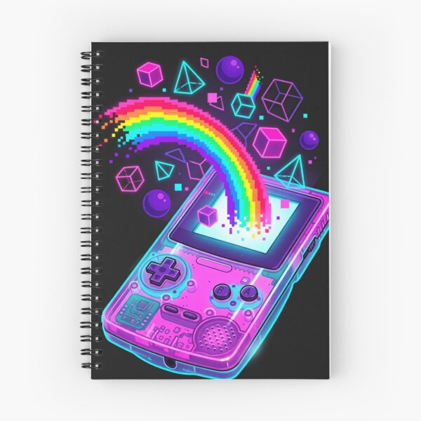 Item preview, Retro Neon Gamer Pixel Rainbow Console designed and sold by MagsMarC.