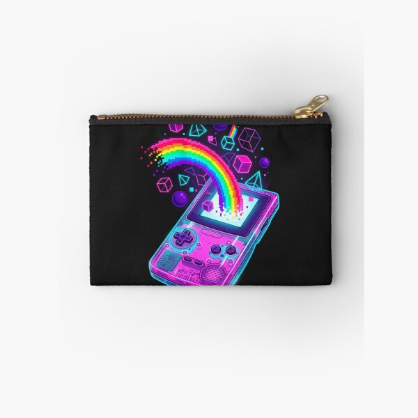 Item preview, Retro Neon Gamer Pixel Rainbow Console designed and sold by MagsMarC.