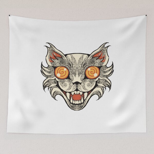 Item preview, Hypnotic Wolf Demon Horned Beast Illustration designed and sold by Metisor.