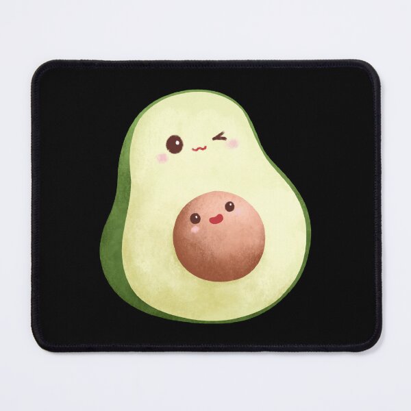 Item preview, Cute Kawaii Avocado Sticker – Adorable Winking Avocado Watercolor Character designed and sold by FestivityFinds.