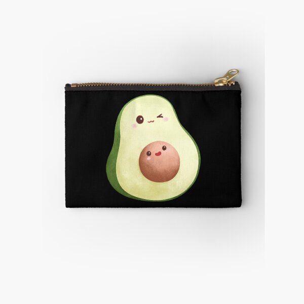 Item preview, Cute Kawaii Avocado Sticker – Adorable Winking Avocado Watercolor Character designed and sold by FestivityFinds.