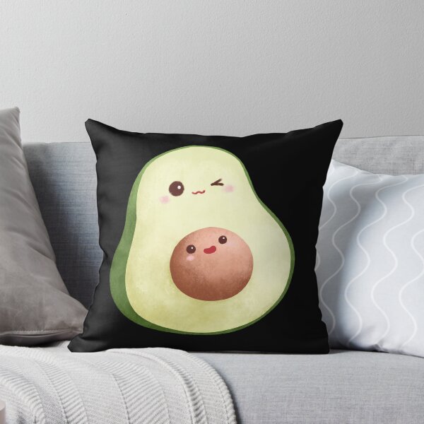 Item preview, Cute Kawaii Avocado Sticker – Adorable Winking Avocado Watercolor Character designed and sold by FestivityFinds.