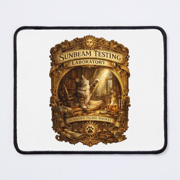 Item preview, Sunbeam Testing Laboratory Vintage Cat Science Society Sticker designed and sold by MrDev.