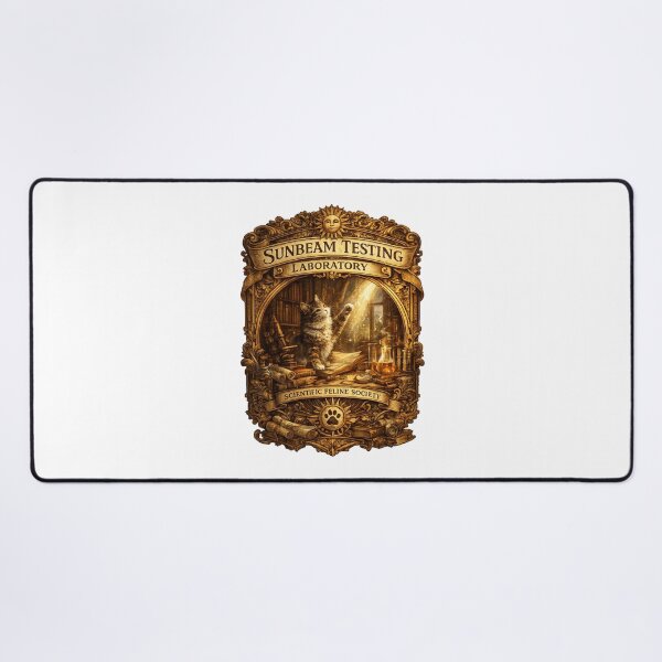 Item preview, Sunbeam Testing Laboratory Vintage Cat Science Society Sticker designed and sold by MrDev.