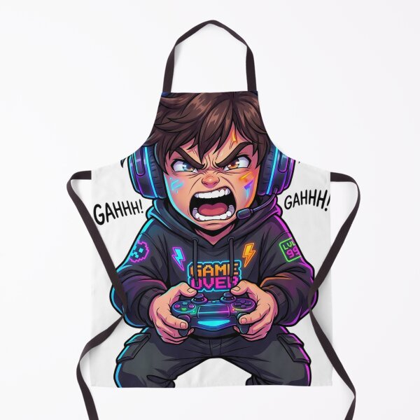 Item preview, Angry Gamer Kid – Funny Anime Gaming Aesthetic designed and sold by krishna-artdesigns.