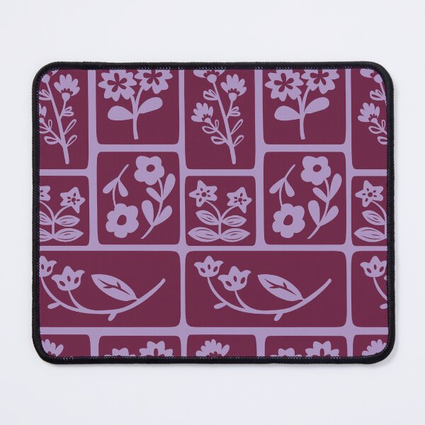 Item preview, Cute Plum Purple Floral Pattern | Eco Earthy Boho Botanical Design designed and sold by poppet103.