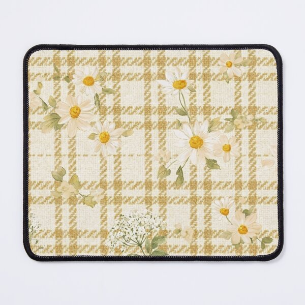 Item preview, Yellow gingham daisy field pattern designed and sold by Luv4tete.