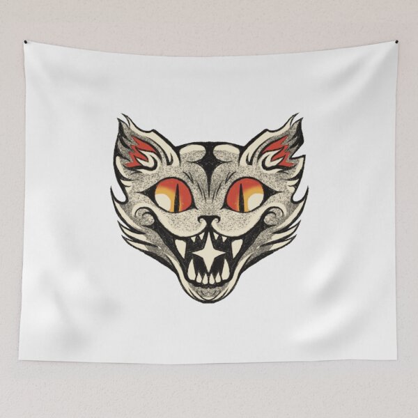 Item preview, Mystic Cat Monster Face Gothic Horror designed and sold by Metisor.