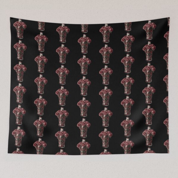 Item preview, Coca Cola Bottle with Red Roses Vintage Illustration designed and sold by Pioneer Spirit Market.