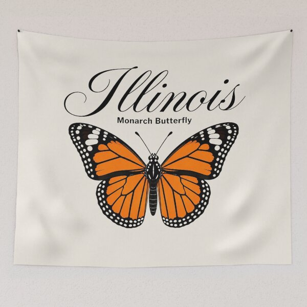 Item preview, LIllinois Monarch Butterfly designed and sold by The-Drip-Studio.