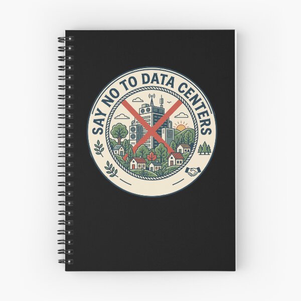 Item preview, Say No To Data Centers Community Protest designed and sold by snowry.