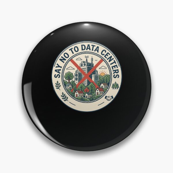 Item preview, Say No To Data Centers Community Protest designed and sold by snowry.