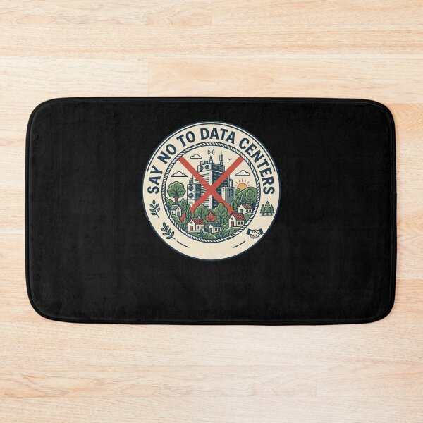 Item preview, Say No To Data Centers Community Protest designed and sold by snowry.