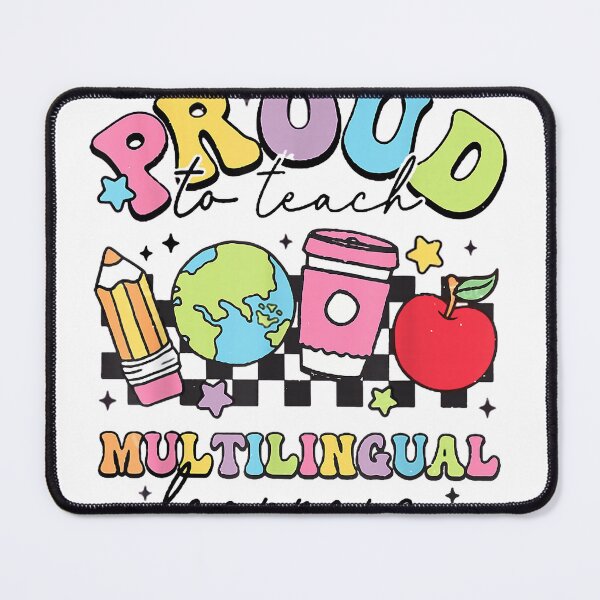 Item preview, Retro Proud to Teach Multilingual Learners English Teacher T-Shirt designed and sold by kevincuellar.