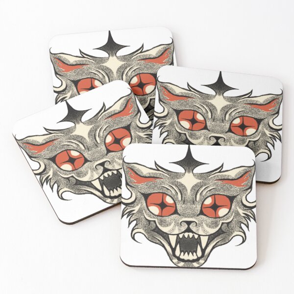 Item preview, Gothic Tattoo Style Angry Wolf Red Eyes designed and sold by Metisor.