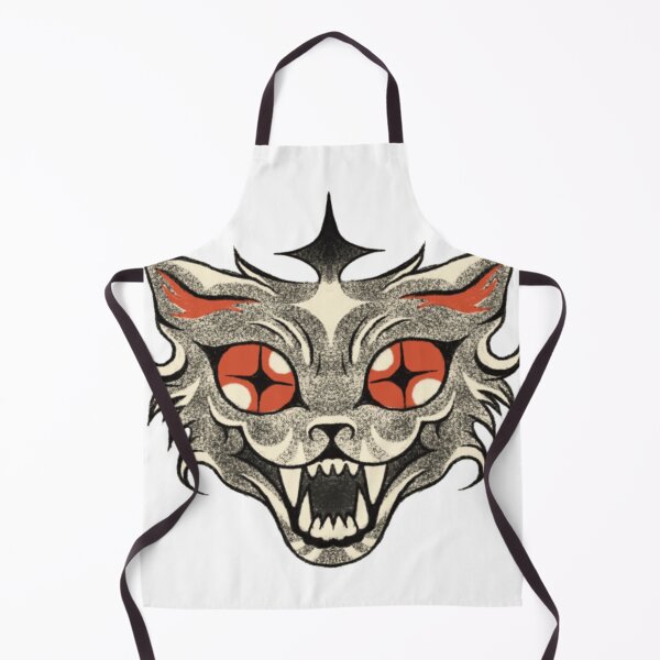 Item preview, Gothic Tattoo Style Angry Wolf Red Eyes designed and sold by Metisor.