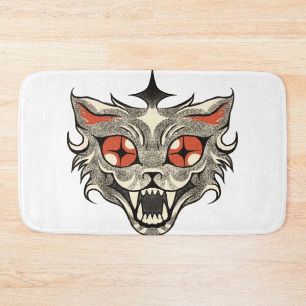 Item preview, Gothic Tattoo Style Angry Wolf Red Eyes designed and sold by Metisor.