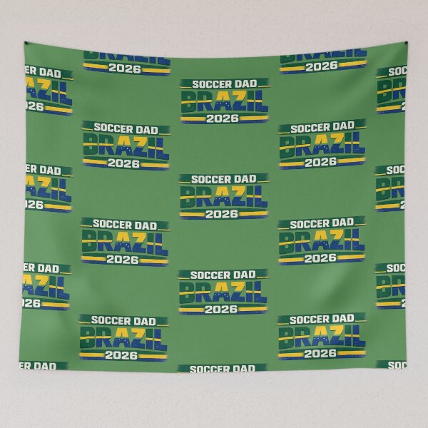 Item preview, Brazil Soccer Dad 2026 | Football Dad World Cup Fan Design, That's my team, Soccer Dad Gift For Father, Match Day Brazil Fan Tee, Football Dad Shirt designed and sold by VectorJoy.