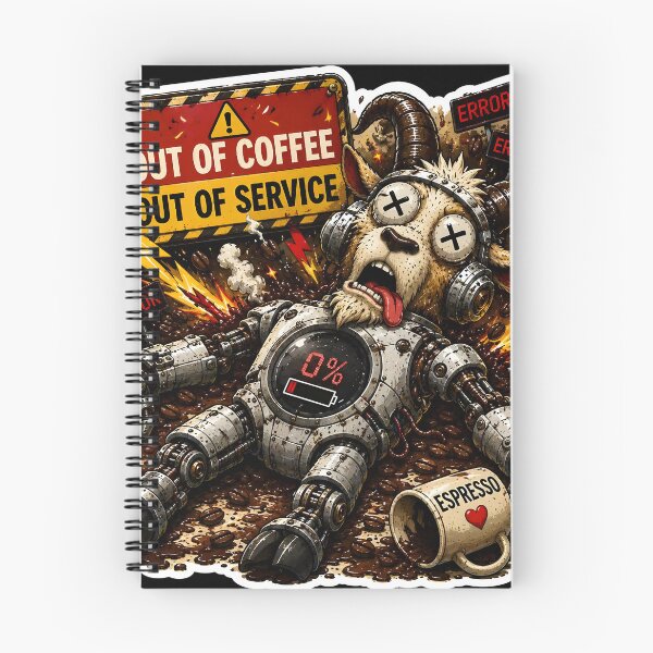 Item preview, ⁠Funny Coffee Goat Sticker Pack Vol 2⁠-Out Of Coffee Out Of Service Goat designed and sold by Easternpantry.