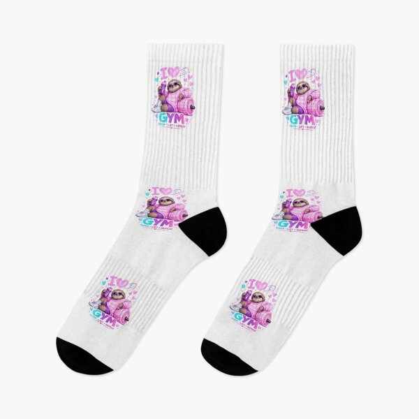 Item preview, I Love Gym Cute Sloth Fitness Sleep Lift Repeat designed and sold by Digistore1221.