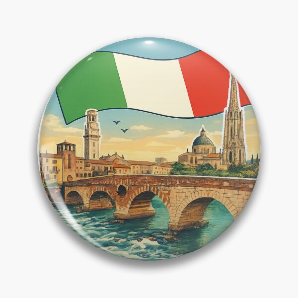 Item preview, Verona City Italy Flag designed and sold by yunamaliskova.