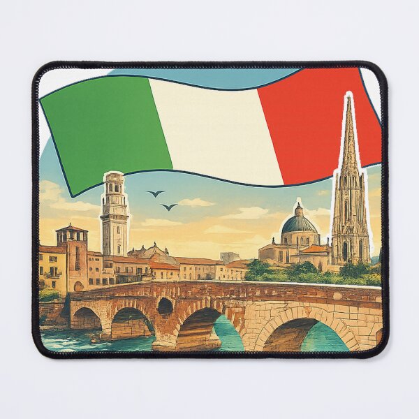 Item preview, Verona City Italy Flag designed and sold by yunamaliskova.