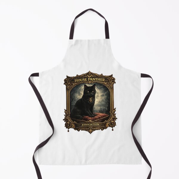 Item preview, House Panther Association Gothic Black Cat Vintage Society Emblem Sticker designed and sold by MrDev.