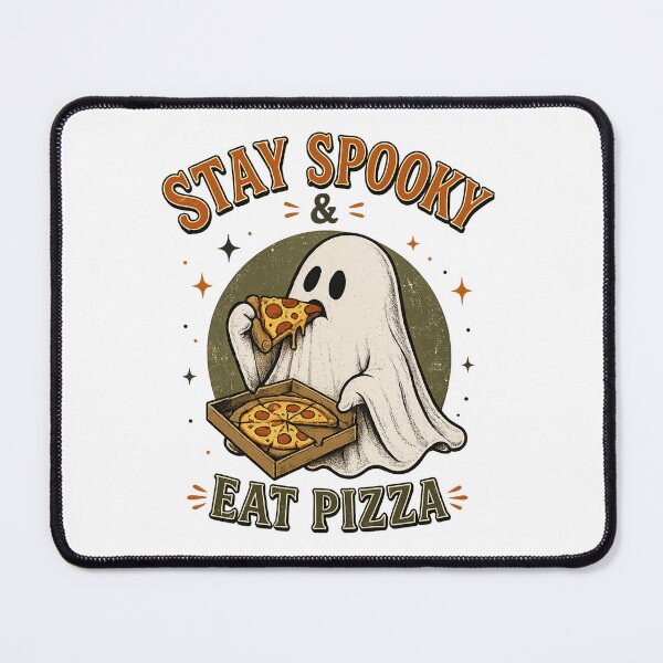 Item preview, Stay Spooky Eat Pizza Ghost designed and sold by LuloCreative.