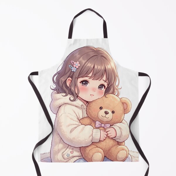 Item preview, Kawaii Teddy Hug Kid – Cute Cozy Anime Aesthetic designed and sold by krishna-artdesigns.