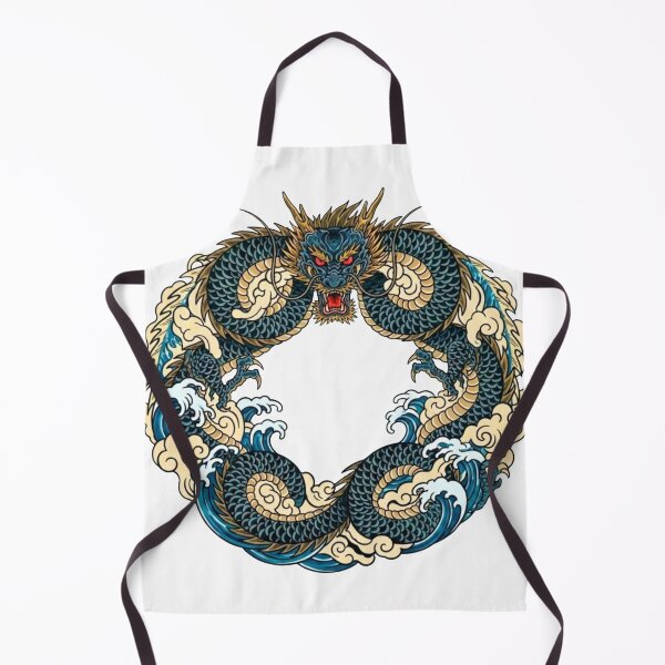 Item preview, #9 Seiryu | Blue Dragon | Circle Wave | FUJIYAMA-JAPAN-WORKS designed and sold by FUJIYAMA-JAPAN-WORKS.
