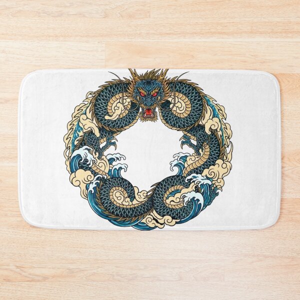 Item preview, #9 Seiryu | Blue Dragon | Circle Wave | FUJIYAMA-JAPAN-WORKS designed and sold by FUJIYAMA-JAPAN-WORKS.