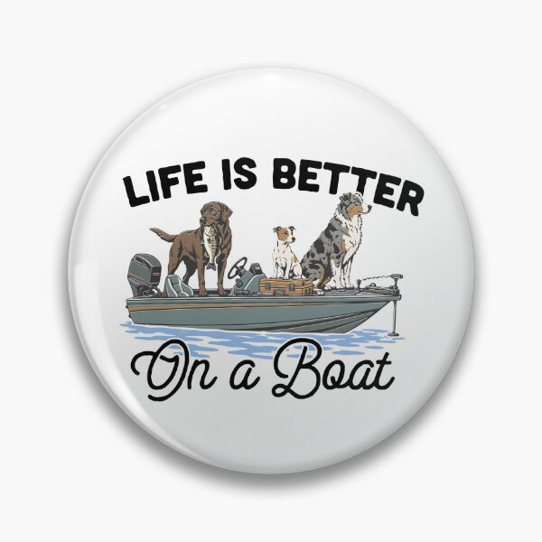 Item preview, Life Is Better On A Boat designed and sold by GoodMOwlArt.