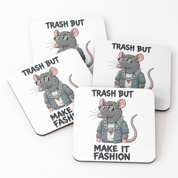 Item preview, Trash But Make It Fashion Funny Street Rat Meme designed and sold by BooDesignStudio.