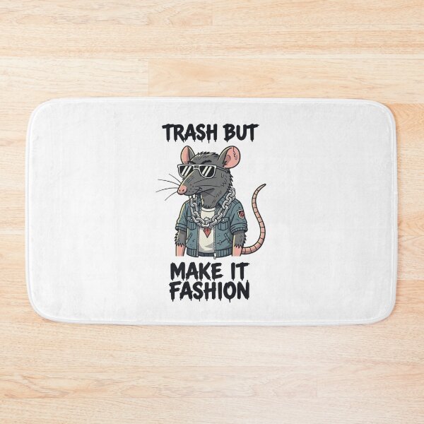 Item preview, Trash But Make It Fashion Funny Street Rat Meme designed and sold by BooDesignStudio.