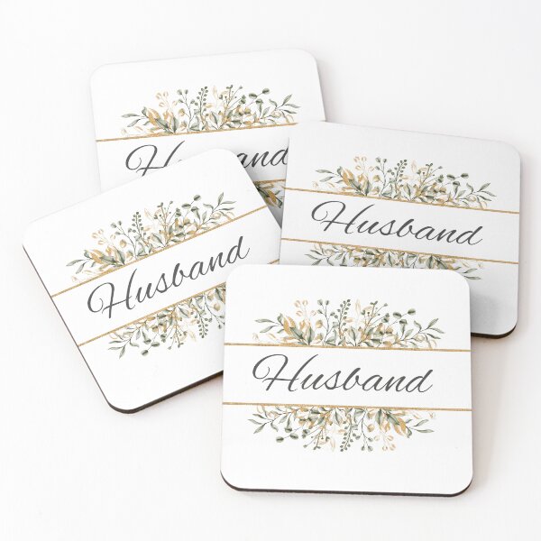 Item preview, Elegant Botanical "Husband" Keepsake designed and sold by SHAN-NO.