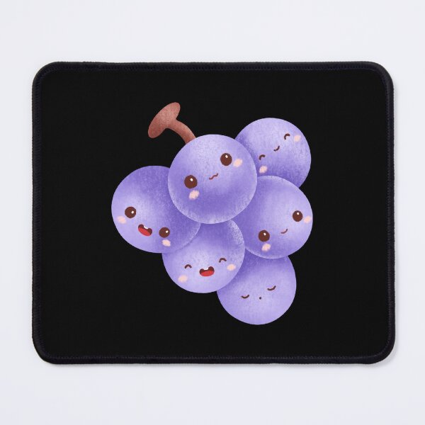 Item preview, Cute Chibi Grape Sticker – Adorable Kawaii Grape Cluster Watercolor Character designed and sold by FestivityFinds.