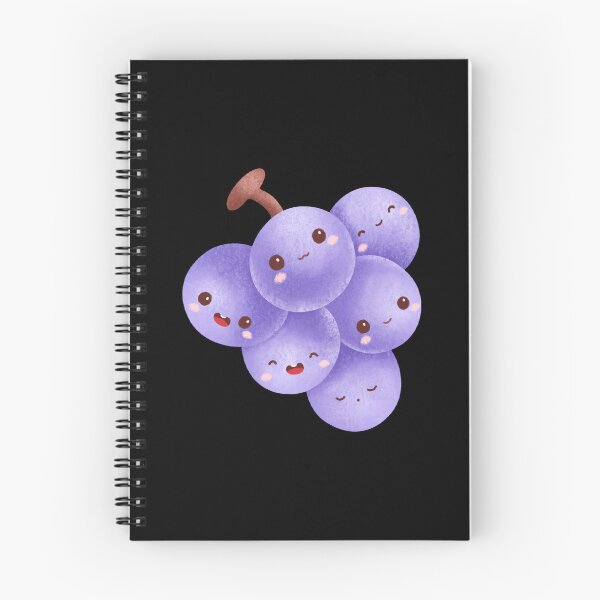 Item preview, Cute Chibi Grape Sticker – Adorable Kawaii Grape Cluster Watercolor Character designed and sold by FestivityFinds.