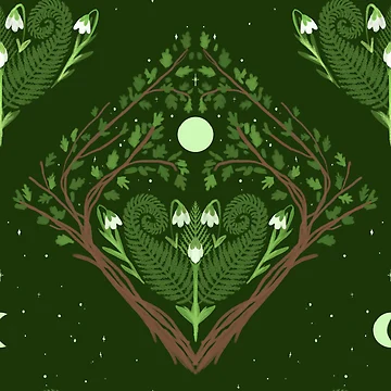 Artwork thumbnail, Snowdrop Pattern by watthouse
