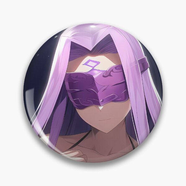 Item preview, Rider Fate Stay Night Mystic Visor Purple Portrait designed and sold by bystudiolereve.