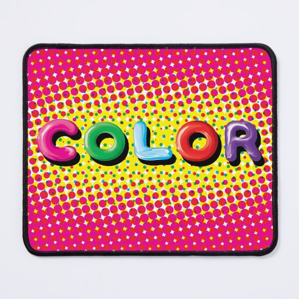Item preview, Dazzling Op Art of Colorful Typography designed and sold by cremedecolor.